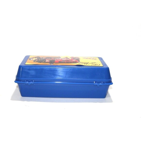 Race To Cub Scouting Jeff Gordon #24 Plastic Crayon Lunchbox Dupont Nascar Chevy - Picture 6 of 8